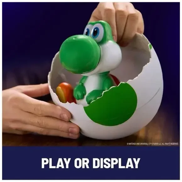 🔥Hatchin' Yoshi The Super Mario Galaxy Movie Interactive Yoshi Figure BNWT🔥 - Picture 5 of 10